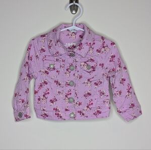 Gap Floral Denim Jean Jacket 18-24m